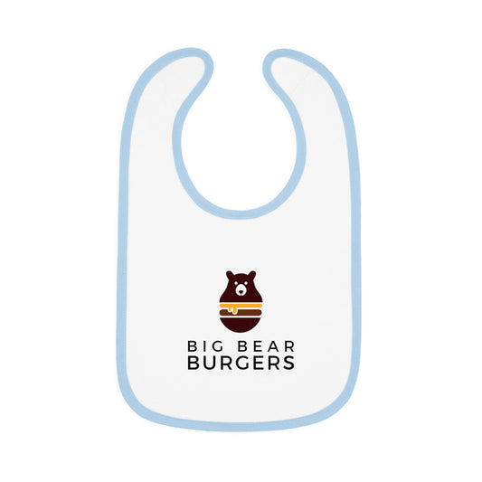 Baby Contrast Trim Jersey Bib