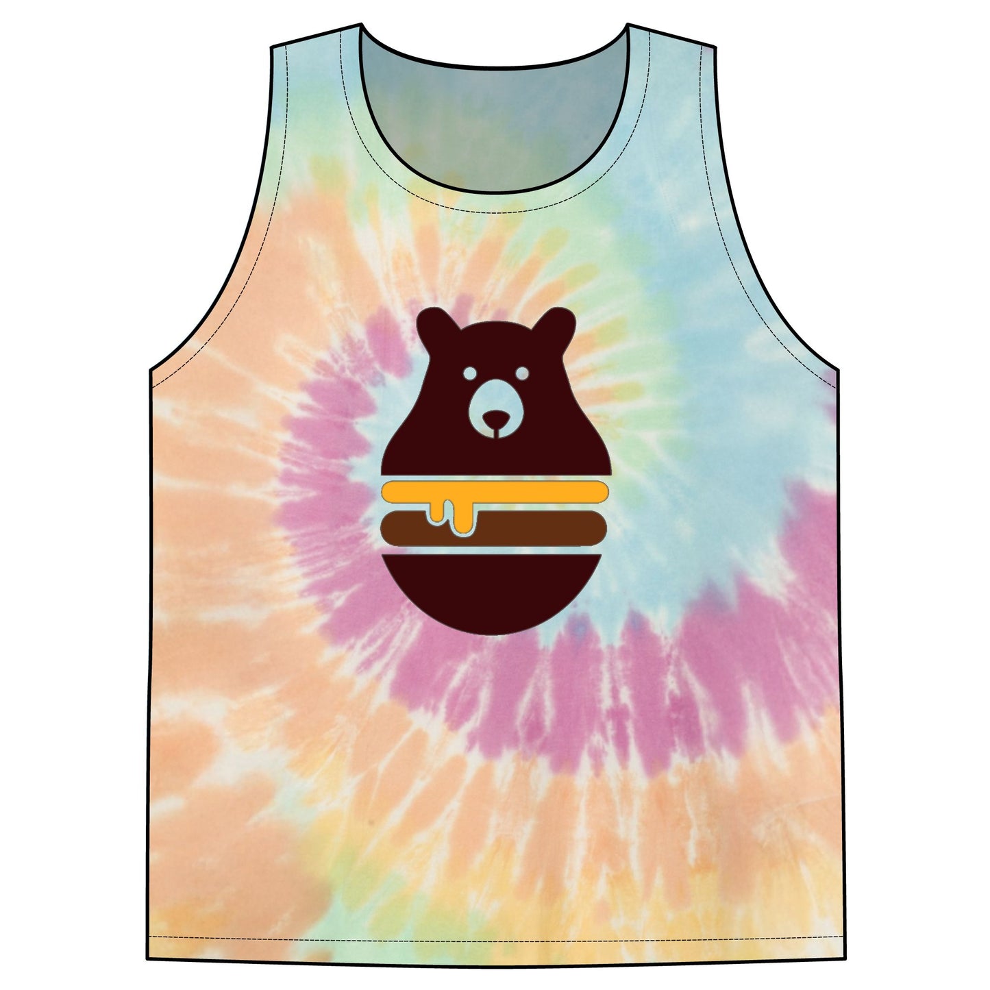 Unisex Tie-Dye Tank Top