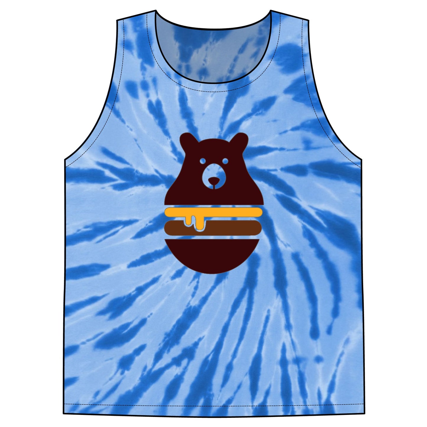 Unisex Tie-Dye Tank Top